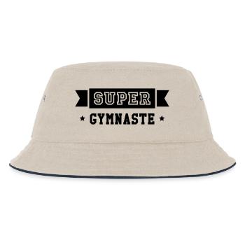 Gymnastique / Gym / Gymnaste / Fitness / GRS - Bob Enfant - blanc cassé/bleu marine - Devant