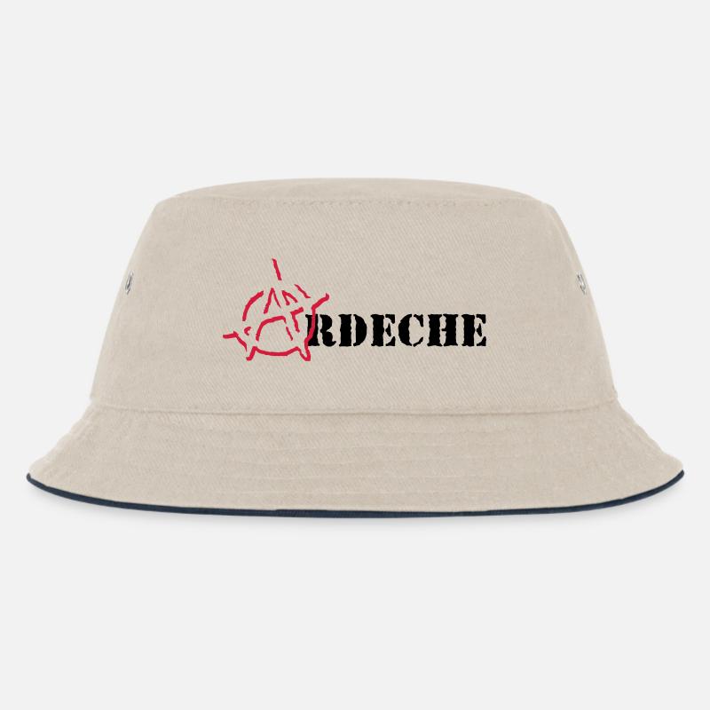Anarchy Ardeche - Bob Enfant - blanc cassé/bleu marine