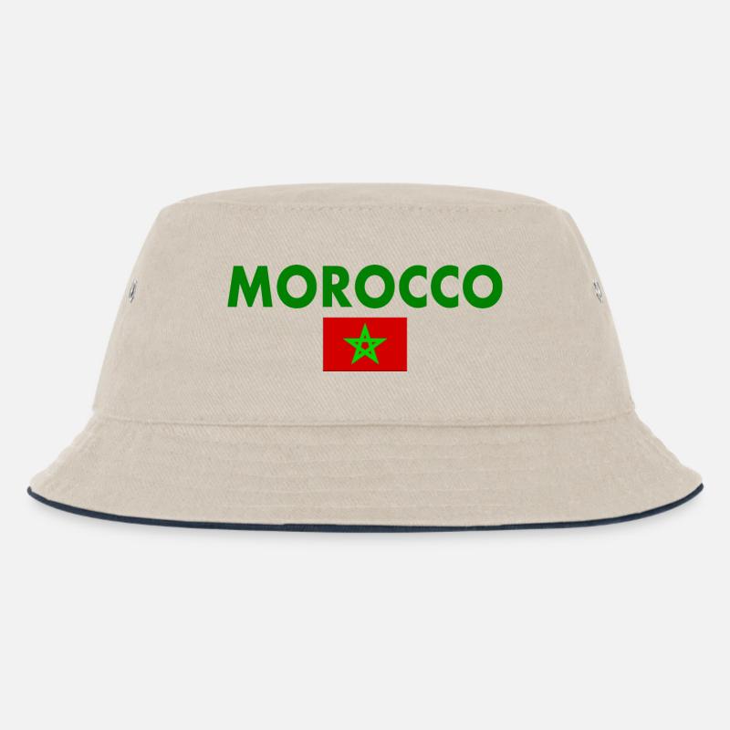 Maroc - Bob Enfant - blanc cassé/bleu marine