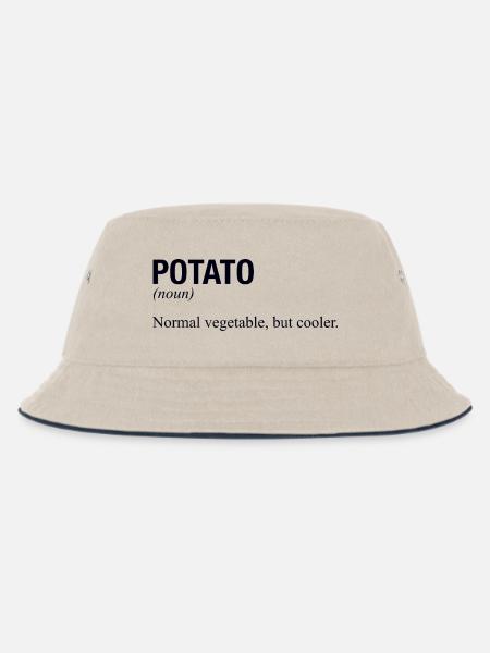 POTATO Kartoffel - Kinder Bucket Hat - Natur/Navy