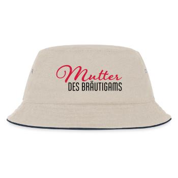 mutter des braeutigams - Kinder Bucket Hat - Natur/Navy - Vorne