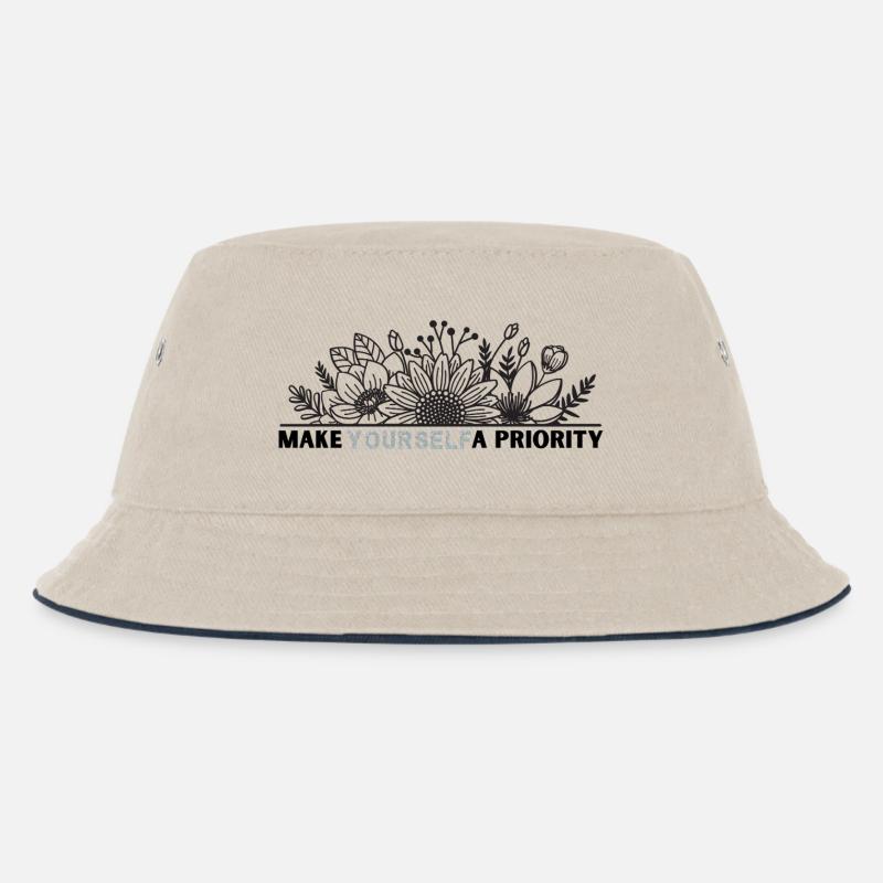 Conception de cadre floral pour vous-même - Bob Enfant - blanc cassé/bleu marine