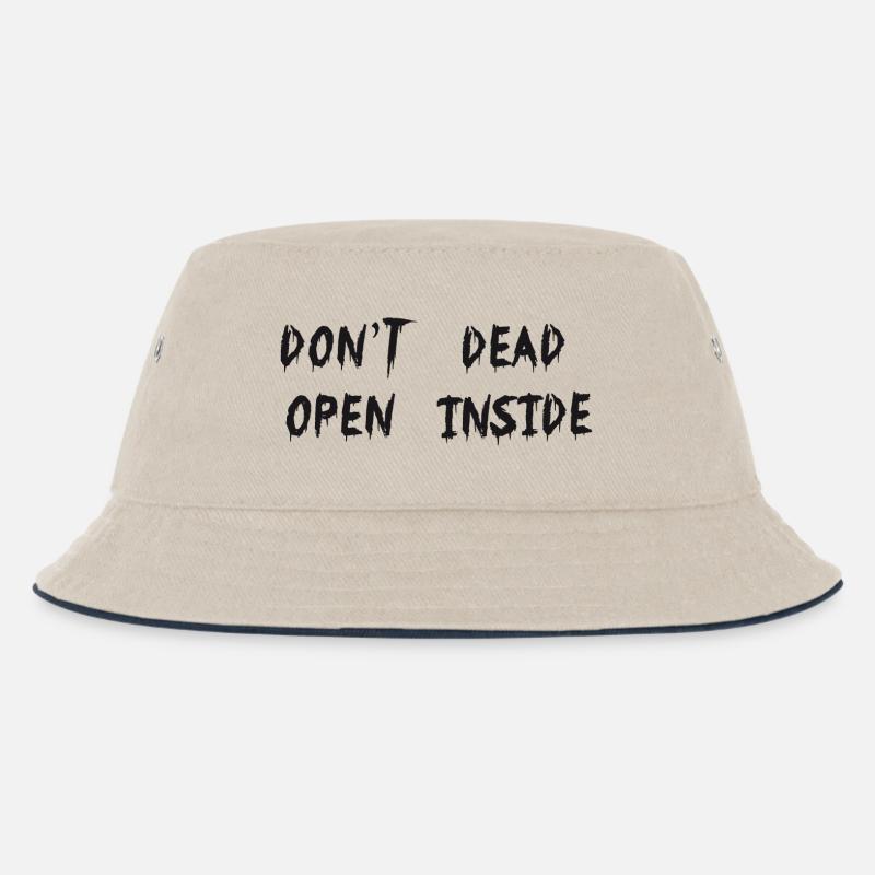 dont-open-dead-inside - Bob Enfant - blanc cassé/bleu marine