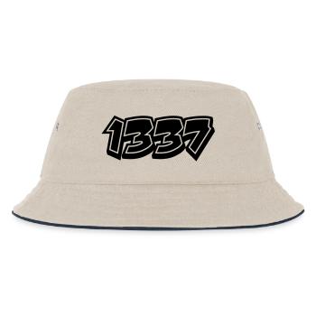 leet Noob N00b 1337 - Bob Enfant - blanc cassé/bleu marine - Devant