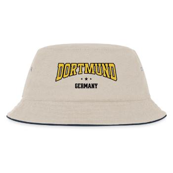 Conception de la police courbe Dortmund - Bob Enfant - blanc cassé/bleu marine - Devant