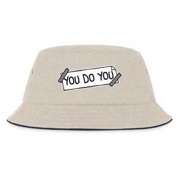 Tu fais ton drôle Confiance en toi Logo de la liberté - Bob Enfant - blanc cassé/bleu marine - Devant