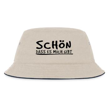 Schoen - Kinder Bucket Hat - Natur/Navy - Vorne