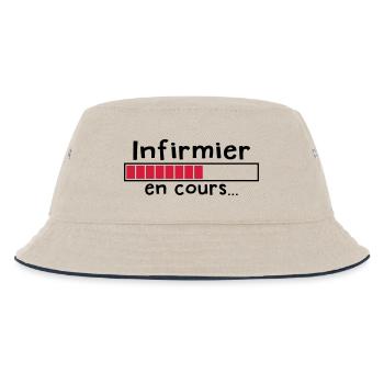 infirmier en cours - Bob Enfant - blanc cassé/bleu marine - Devant