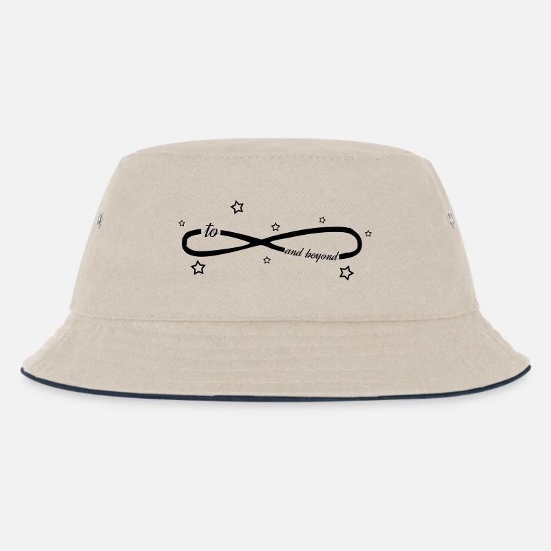 To infinity and beyond - Kids’ Bucket Hat - ecru/navy