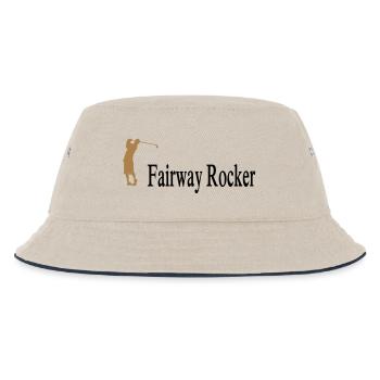golf - Kinder Bucket Hat - Natur/Navy - Vorne