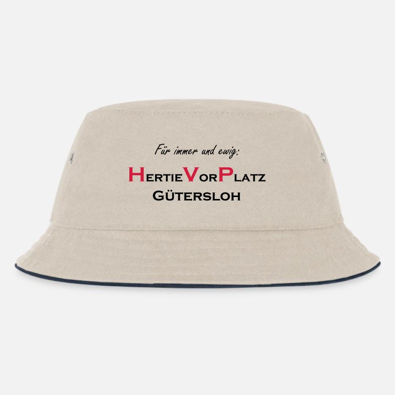 Gütersloh HVP - Kinder Bucket Hat - Natur/Navy