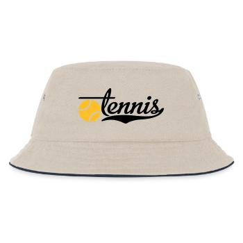 Tennis - Kinder Bucket Hat - Natur/Navy - Vorne