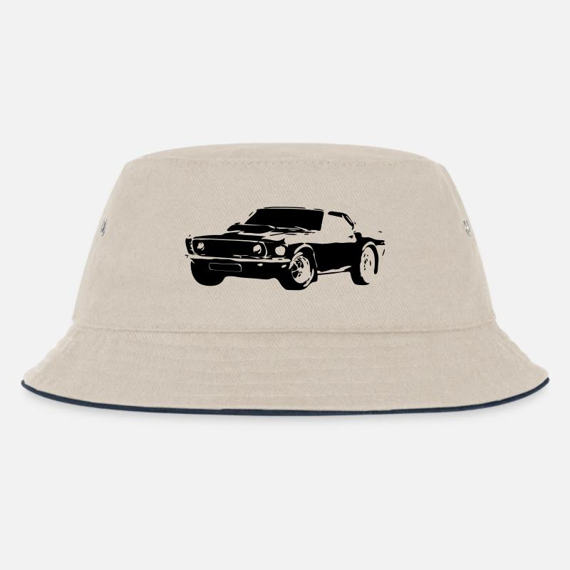blockedTitle - Kinder Bucket Hat - Natur/Navy