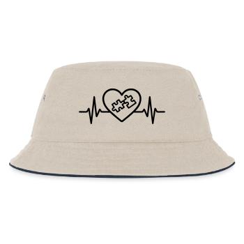 Heart Puzzle – Amour des jeux de logique - Bob Enfant - blanc cassé/bleu marine - Devant