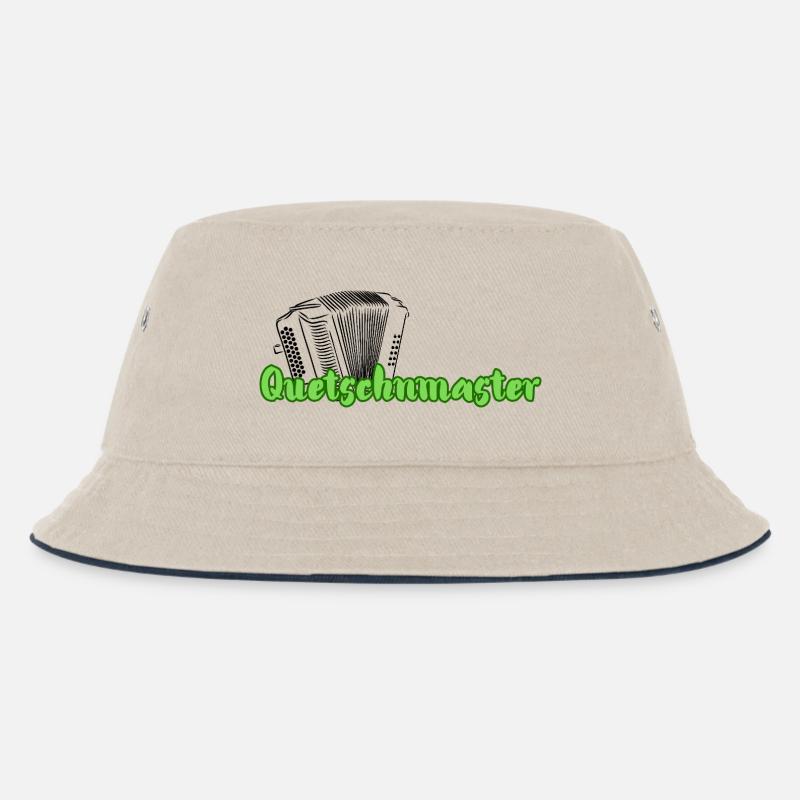 Quetschnmaster  - Kinder Bucket Hat - Natur/Navy