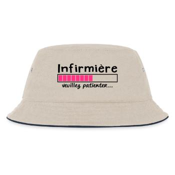 infirmière veuillez patienter - Bob Enfant - blanc cassé/bleu marine - Devant