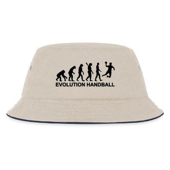 Evolution Handball - Kinder Bucket Hat - Natur/Navy - Vorne