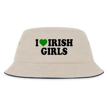 I love irish girls - Bob Enfant - blanc cassé/bleu marine - Devant