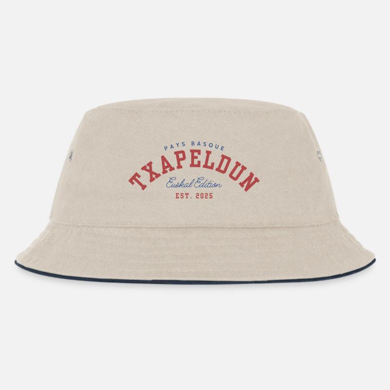 Txapeldun - Kinder Bucket Hat - Natur/Navy