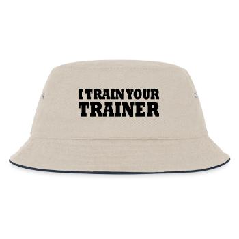 I train your trainer - Kids’ Bucket Hat - ecru/navy - Front