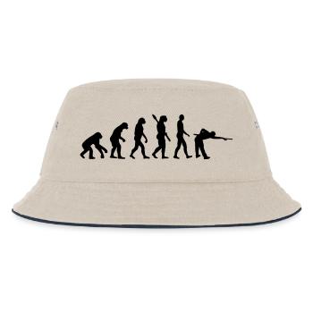 Pool billards - Kids’ Bucket Hat - ecru/navy - Front