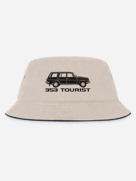 Wartburg w353 Tourist - Kinder Bucket Hat - Natur/Navy
