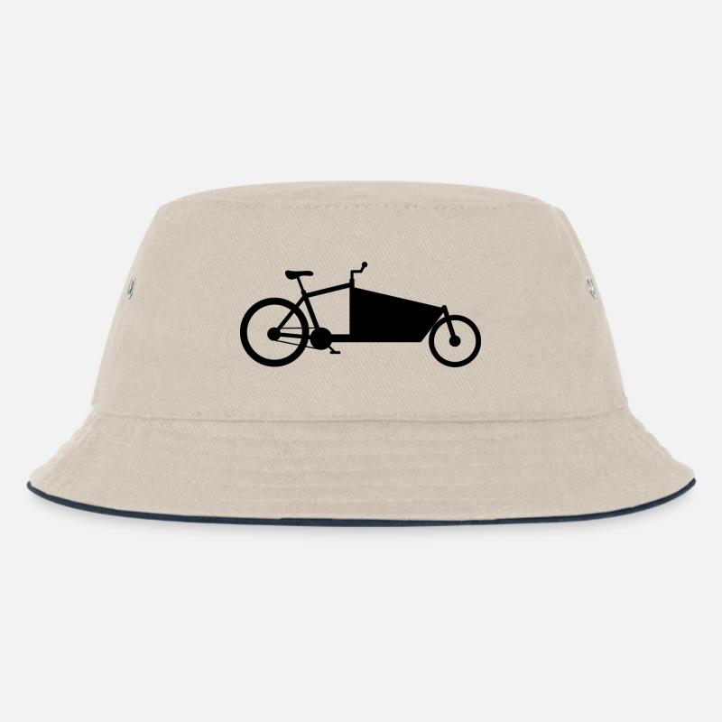Cargo vélo silhouette noir - Bob Enfant - blanc cassé/bleu marine