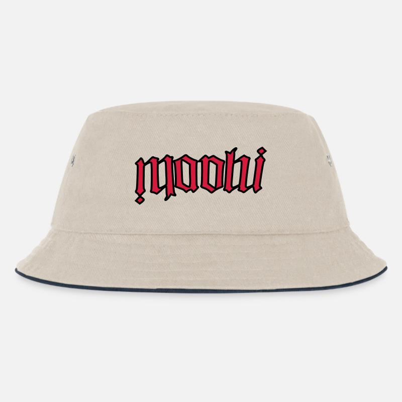 maohi - Bob Enfant - blanc cassé/bleu marine