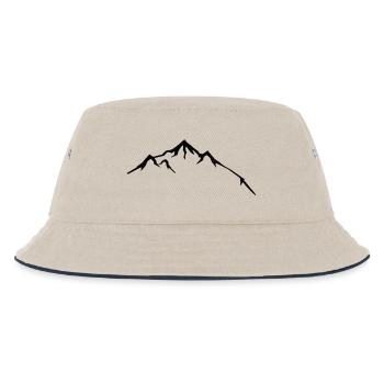 sommet de la montagne - Bob Enfant - blanc cassé/bleu marine - Devant