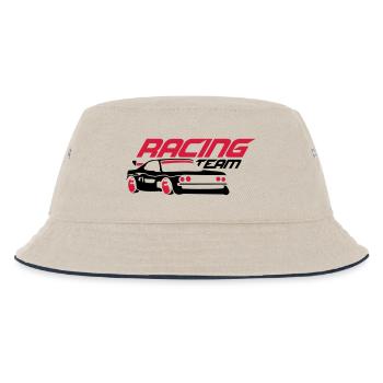 Voiture de l'équipe de course - Bob Enfant - blanc cassé/bleu marine - Devant