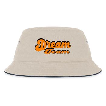 Dream Team Retro Style Design - Kids’ Bucket Hat - ecru/navy - Front