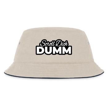 Faites défiler votre stupide typo imprimer - Bob Enfant - blanc cassé/bleu marine - Devant