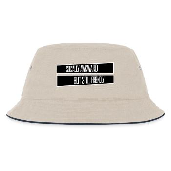 Diction socialement maladroite mais quand même amicale - Bob Enfant - blanc cassé/bleu marine - Devant
