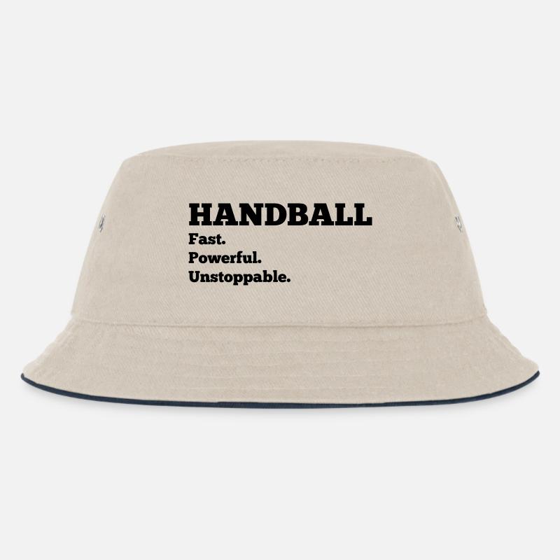 Handball - Kinder Bucket Hat - Natur/Navy