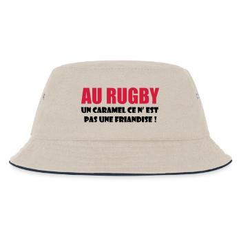 rugby - Kids’ Bucket Hat - ecru/navy - Front