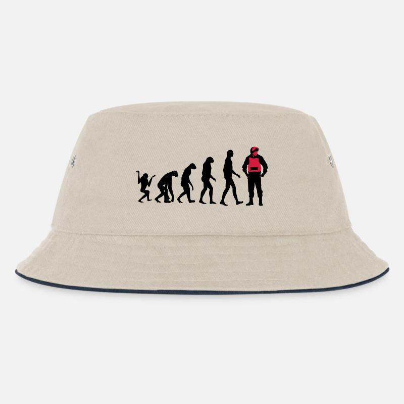 Police - Kinder Bucket Hat - Natur/Navy