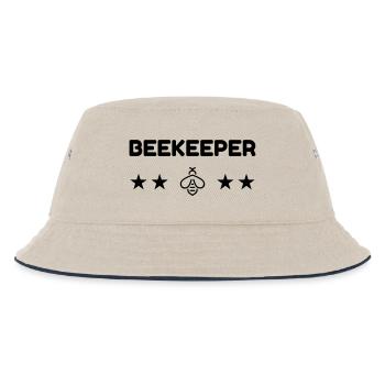 Beekeeping Beekeeper Bee Imker Apiculture - Kids’ Bucket Hat - ecru/navy - Front