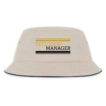 T-shirt blanc Feelgood manager - Bob Enfant - blanc cassé/bleu marine - Devant