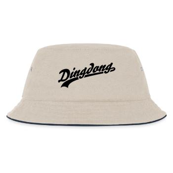 Dingdong - Kinder Bucket Hat - Natur/Navy - Vorne