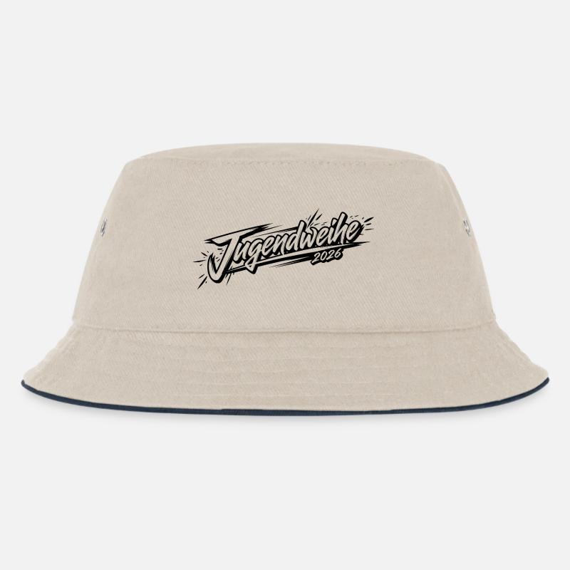 Jugendweihe 2026 - Kinder Bucket Hat - Natur/Navy