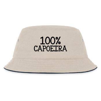 Capoeira – Kampf – Tanz - Kinder Bucket Hat - Natur/Navy - Vorne
