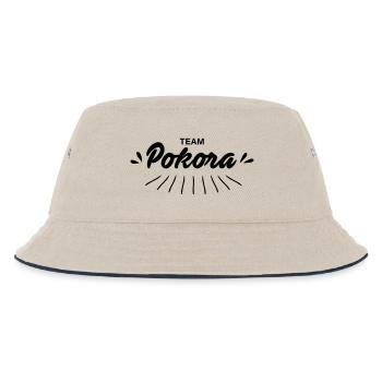 Team Pokora - Bob Enfant - blanc cassé/bleu marine - Devant