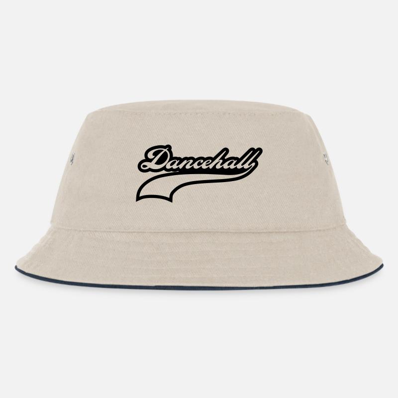 dancehall - Kinder Bucket Hat - Natur/Navy