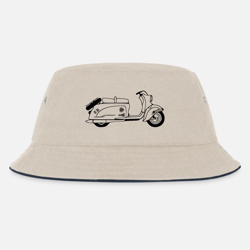IWL Berliner Roller SR59 - Kinder Bucket Hat - Natur/Navy