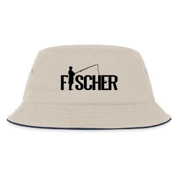 Fischer - Kinder Bucket Hat - Natur/Navy - Vorne