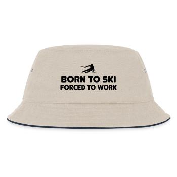 Né à ski T-Shirts - Bob Enfant - blanc cassé/bleu marine - Devant