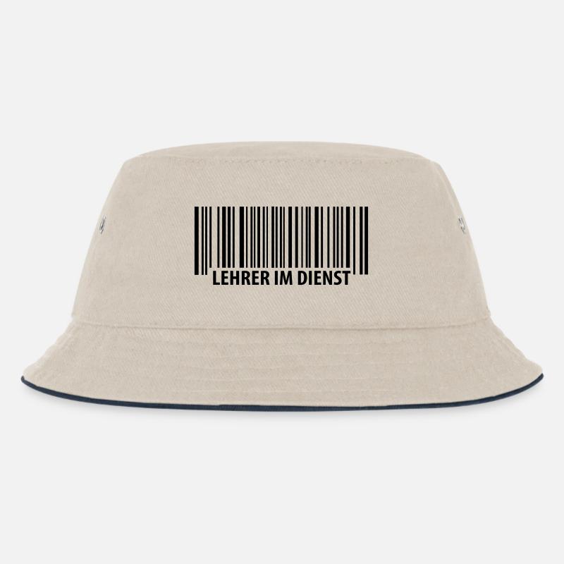 Lehrer im Dienst - Kinder Bucket Hat - Natur/Navy