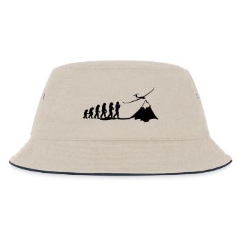 segelflug evolution - Kinder Bucket Hat - Natur/Navy - Vorne