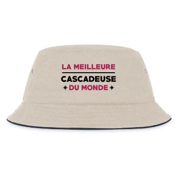 Cascadeur / Cascade / Voiture / Risque / Danger - Bob Enfant - blanc cassé/bleu marine - Devant