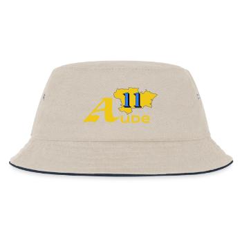 Aude - Kinder Bucket Hat - Natur/Navy - Vorne